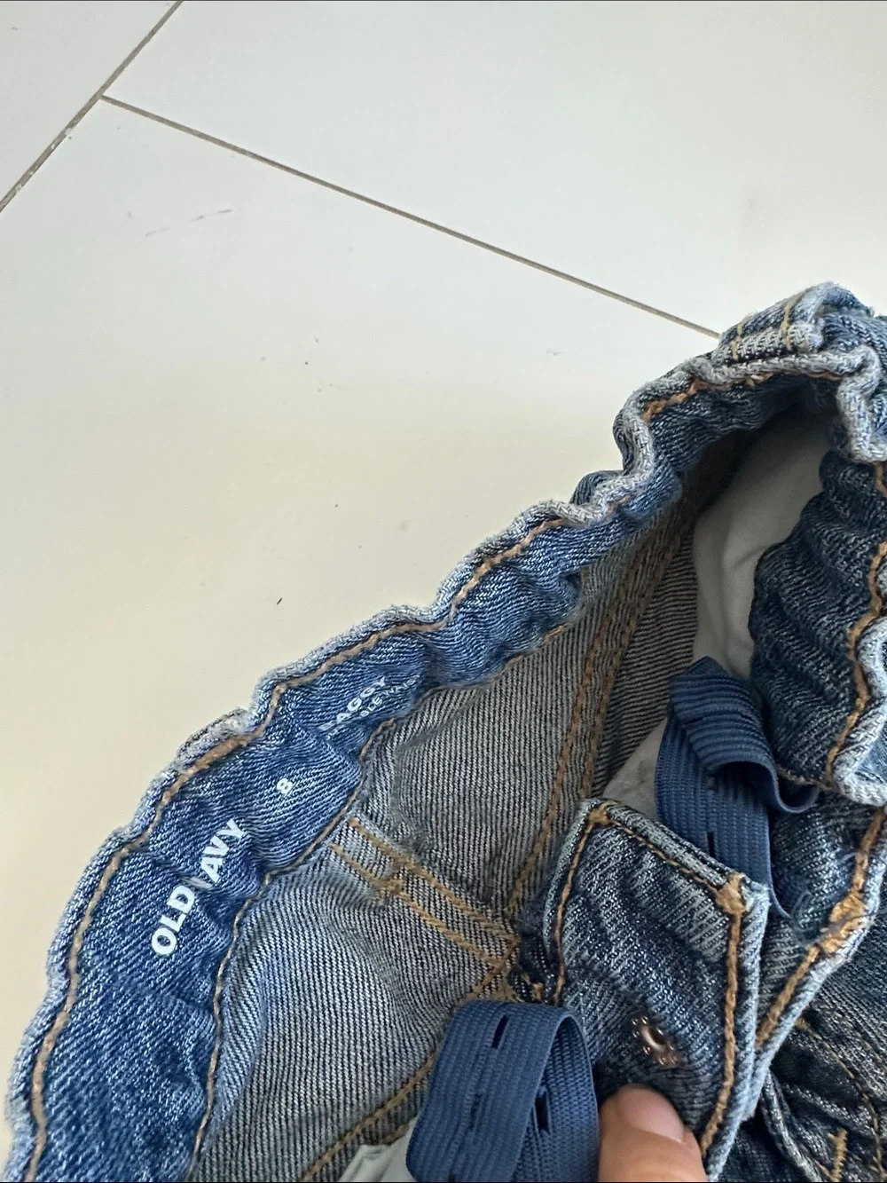 Old navy baggy Classic Wide-Leg Blue Denim Jeans 8